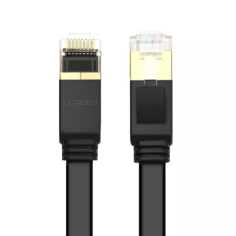 UGreen Płaski kabel UGREEN przewód internetowy sieciowy Ethernet patchcord RJ45 Cat 7 STP LAN 10 Gbps 10 m czarny (NW106 11265) UGreen Płaski kabel UGREEN przewód internetowy sieciowy Ethernet patchcord RJ45 Cat 7 STP LAN 10 Gbps 10 m czarny (NW106 11265)