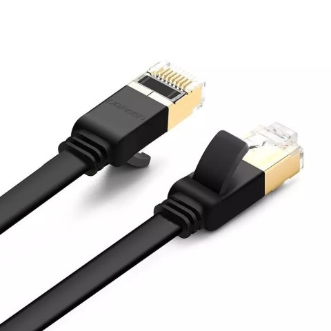 UGreen Płaski kabel UGREEN przewód internetowy sieciowy Ethernet patchcord RJ45 Cat 7 STP LAN 10 Gbps 10 m czarny (NW106 11265) UGreen Płaski kabel UGREEN przewód internetowy sieciowy Ethernet patchcord RJ45 Cat 7 STP LAN 10 Gbps 10 m czarny (NW106 11265)