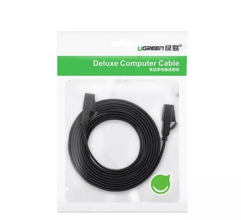 UGreen Płaski kabel UGREEN przewód internetowy sieciowy Ethernet patchcord RJ45 Cat 7 STP LAN 10 Gbps 10 m czarny (NW106 11265) UGreen Płaski kabel UGREEN przewód internetowy sieciowy Ethernet patchcord RJ45 Cat 7 STP LAN 10 Gbps 10 m czarny (NW106 11265)