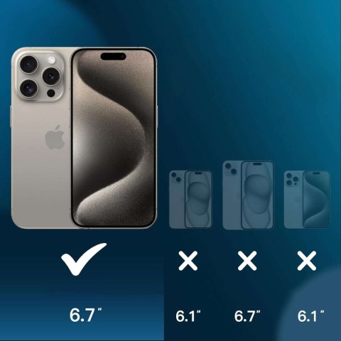 Hofi Szkło Hartowane do Apple iPhone 15 Pro Max Hofi Glass PRO+ Black Hofi Szkło Hartowane do Apple iPhone 15 Pro Max Hofi Glass PRO+ Black