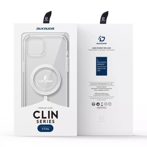 Dux Ducis Etui Dux Ducis Clin do Apple iPhone 15 Plus z MagSafe - przezroczyste Dux Ducis Etui Dux Ducis Clin do Apple iPhone 15 Plus z MagSafe - przezroczyste