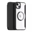 Dux Ducis Etui Dux Ducis Skin X Pro do Apple iPhone 15 Plus magnetyczny pokrowiec MagSafe z klapką - czarny
