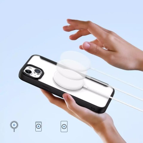 Dux Ducis Etui Dux Ducis Skin X Pro do Apple iPhone 15 Plus magnetyczny pokrowiec MagSafe z klapką - czarny Dux Ducis Etui Dux Ducis Skin X Pro do Apple iPhone 15 Plus magnetyczny pokrowiec MagSafe z klapką - czarny
