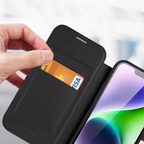Dux Ducis Etui Dux Ducis Skin X Pro do Apple iPhone 15 Plus magnetyczny pokrowiec MagSafe z klapką - czarny Dux Ducis Etui Dux Ducis Skin X Pro do Apple iPhone 15 Plus magnetyczny pokrowiec MagSafe z klapką - czarny