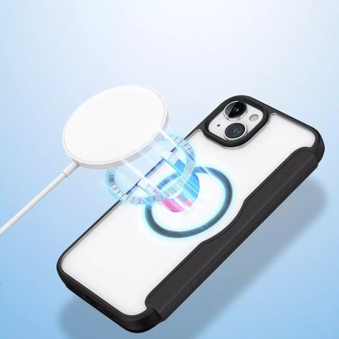 Dux Ducis Etui Dux Ducis Skin X Pro do Apple iPhone 15 Plus magnetyczny pokrowiec MagSafe z klapką - czarny Dux Ducis Etui Dux Ducis Skin X Pro do Apple iPhone 15 Plus magnetyczny pokrowiec MagSafe z klapką - czarny