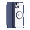 Dux Ducis Etui Dux Ducis Skin X Pro do Apple iPhone 15 Plus magnetyczny pokrowiec MagSafe z klapką - niebieski