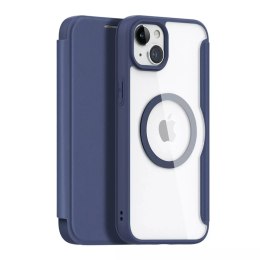 Dux Ducis Etui Dux Ducis Skin X Pro do Apple iPhone 15 Plus magnetyczny pokrowiec MagSafe z klapką - niebieski