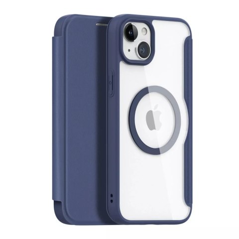 Dux Ducis Etui Dux Ducis Skin X Pro do Apple iPhone 15 Plus magnetyczny pokrowiec MagSafe z klapką - niebieski Dux Ducis Etui Dux Ducis Skin X Pro do Apple iPhone 15 Plus magnetyczny pokrowiec MagSafe z klapką - niebieski