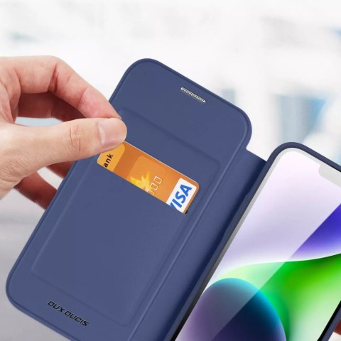 Dux Ducis Etui Dux Ducis Skin X Pro do Apple iPhone 15 Plus magnetyczny pokrowiec MagSafe z klapką - niebieski Dux Ducis Etui Dux Ducis Skin X Pro do Apple iPhone 15 Plus magnetyczny pokrowiec MagSafe z klapką - niebieski