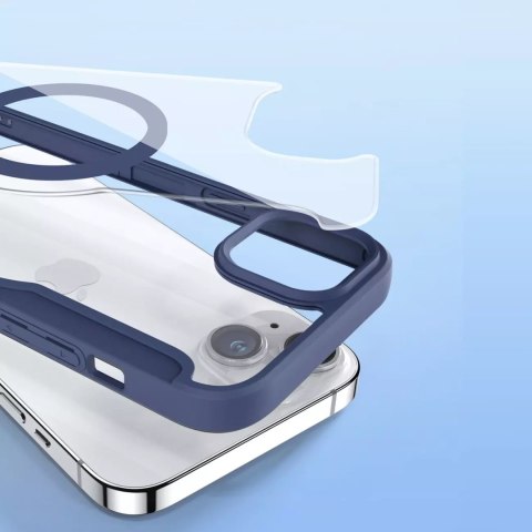 Dux Ducis Etui Dux Ducis Skin X Pro do Apple iPhone 15 Plus magnetyczny pokrowiec MagSafe z klapką - niebieski Dux Ducis Etui Dux Ducis Skin X Pro do Apple iPhone 15 Plus magnetyczny pokrowiec MagSafe z klapką - niebieski