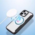Dux Ducis Etui Dux Ducis Skin X Pro do Apple iPhone 15 Pro magnetyczny pokrowiec MagSafe z klapką - czarny