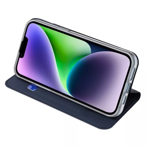 Dux Ducis Etui do iPhone 15 Plus pokrowiec z klapką i portfelem Dux Ducis Skin Pro - niebieskie Dux Ducis Etui do iPhone 15 Plus pokrowiec z klapką i portfelem Dux Ducis Skin Pro - niebieskie