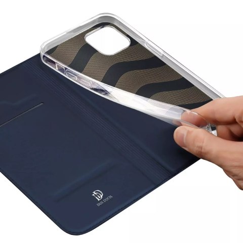 Dux Ducis Etui do iPhone 15 Plus pokrowiec z klapką i portfelem Dux Ducis Skin Pro - niebieskie Dux Ducis Etui do iPhone 15 Plus pokrowiec z klapką i portfelem Dux Ducis Skin Pro - niebieskie