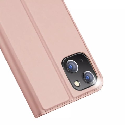 Dux Ducis Etui do iPhone 15 Plus pokrowiec z klapką i portfelem Dux Ducis Skin Pro - różowe Dux Ducis Etui do iPhone 15 Plus pokrowiec z klapką i portfelem Dux Ducis Skin Pro - różowe