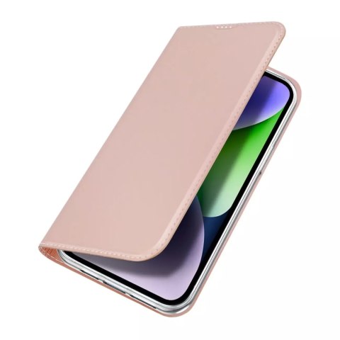 Dux Ducis Etui do iPhone 15 Plus pokrowiec z klapką i portfelem Dux Ducis Skin Pro - różowe Dux Ducis Etui do iPhone 15 Plus pokrowiec z klapką i portfelem Dux Ducis Skin Pro - różowe