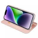 Dux Ducis Etui do iPhone 15 Plus pokrowiec z klapką i portfelem Dux Ducis Skin Pro - różowe
