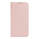 Dux Ducis Etui do iPhone 15 Plus pokrowiec z klapką i portfelem Dux Ducis Skin Pro - różowe