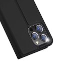 Dux Ducis Etui do iPhone 15 Pro Max pokrowiec z klapką i portfelem Dux Ducis Skin Pro - czarne