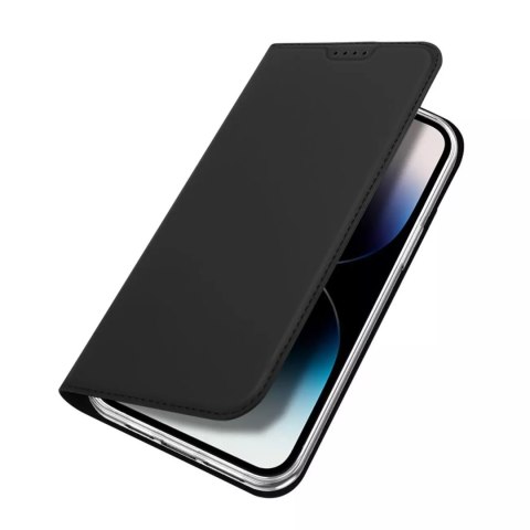 Dux Ducis Etui do iPhone 15 Pro Max pokrowiec z klapką i portfelem Dux Ducis Skin Pro - czarne Dux Ducis Etui do iPhone 15 Pro Max pokrowiec z klapką i portfelem Dux Ducis Skin Pro - czarne