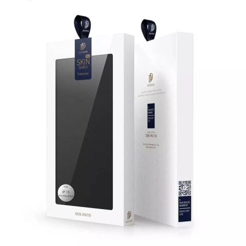 Dux Ducis Etui do iPhone 15 Pro Max pokrowiec z klapką i portfelem Dux Ducis Skin Pro - czarne Dux Ducis Etui do iPhone 15 Pro Max pokrowiec z klapką i portfelem Dux Ducis Skin Pro - czarne