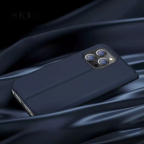 Dux Ducis Etui do iPhone 15 Pro Max pokrowiec z klapką i portfelem Dux Ducis Skin Pro - czarne Dux Ducis Etui do iPhone 15 Pro Max pokrowiec z klapką i portfelem Dux Ducis Skin Pro - czarne