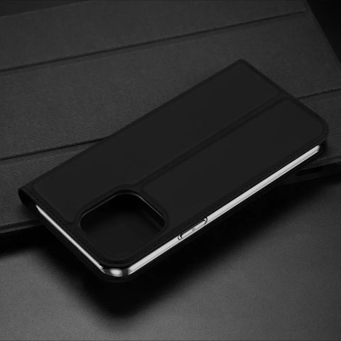Dux Ducis Etui do iPhone 15 Pro Max pokrowiec z klapką i portfelem Dux Ducis Skin Pro - czarne Dux Ducis Etui do iPhone 15 Pro Max pokrowiec z klapką i portfelem Dux Ducis Skin Pro - czarne