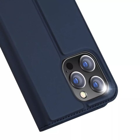 Dux Ducis Etui do iPhone 15 Pro Max pokrowiec z klapką i portfelem Dux Ducis Skin Pro - niebieski Dux Ducis Etui do iPhone 15 Pro Max pokrowiec z klapką i portfelem Dux Ducis Skin Pro - niebieski