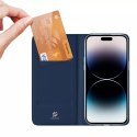 Dux Ducis Etui do iPhone 15 Pro pokrowiec z klapką i portfelem Dux Ducis Skin Pro - niebieski