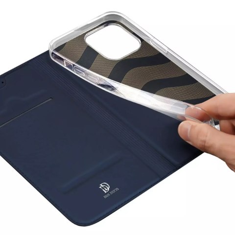 Dux Ducis Etui do iPhone 15 Pro pokrowiec z klapką i portfelem Dux Ducis Skin Pro - niebieski Dux Ducis Etui do iPhone 15 Pro pokrowiec z klapką i portfelem Dux Ducis Skin Pro - niebieski