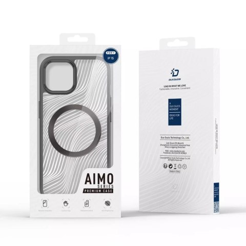 Dux Ducis Pancerne etui do iPhone 15 z MagSafe Dux Ducis Aimo Mag - czarne Dux Ducis Pancerne etui do iPhone 15 z MagSafe Dux Ducis Aimo Mag - czarne